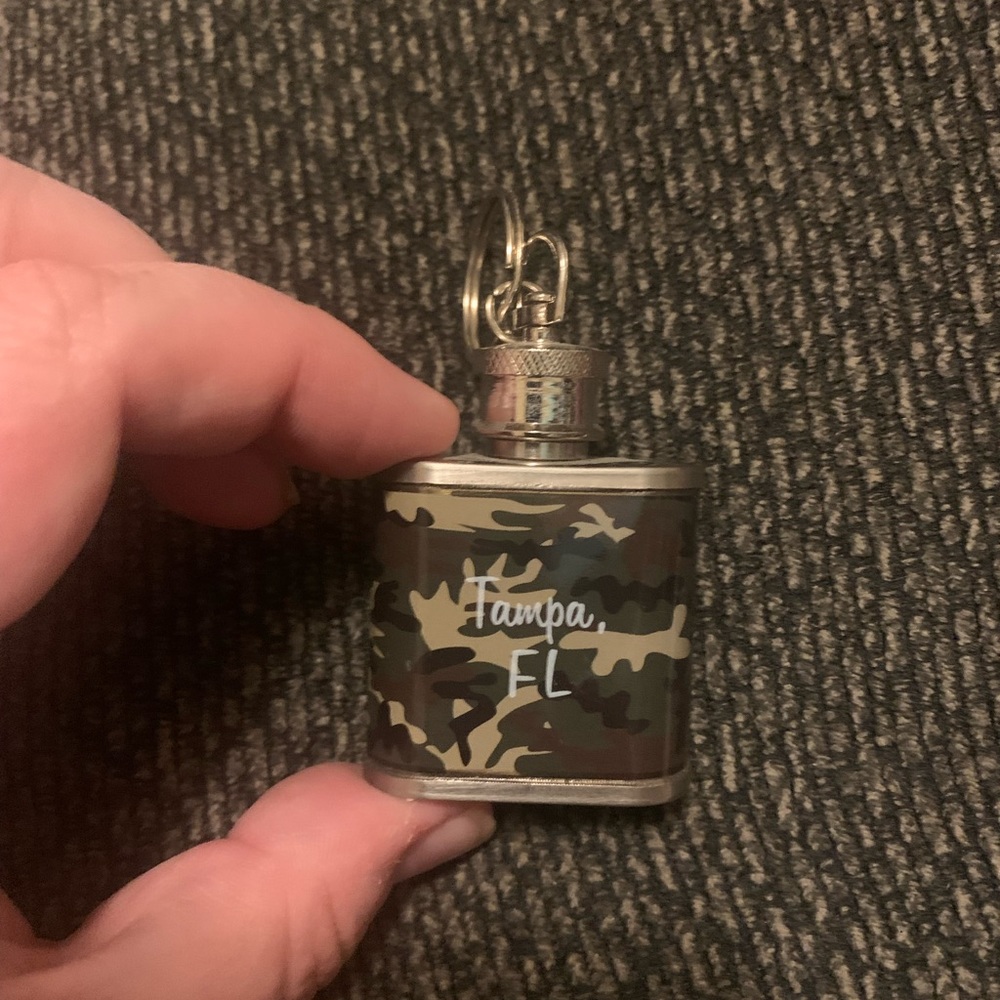 Tampa Florida Camo  Souvenir keychain